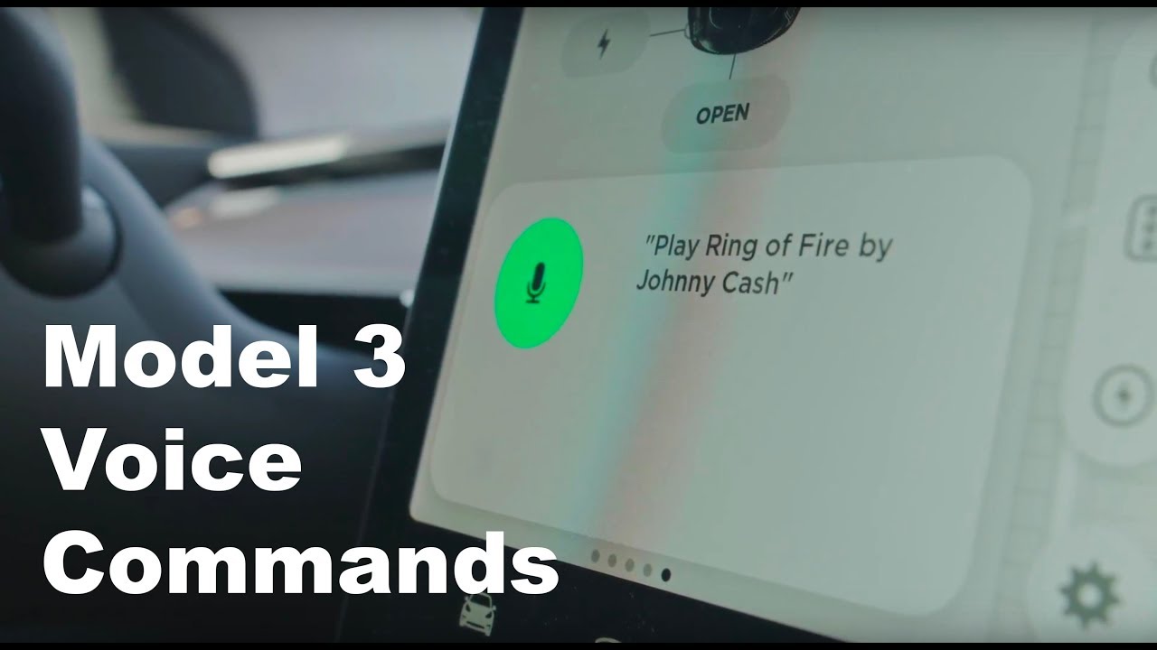 List of Tesla voice commands available after 2019.40.50 software update