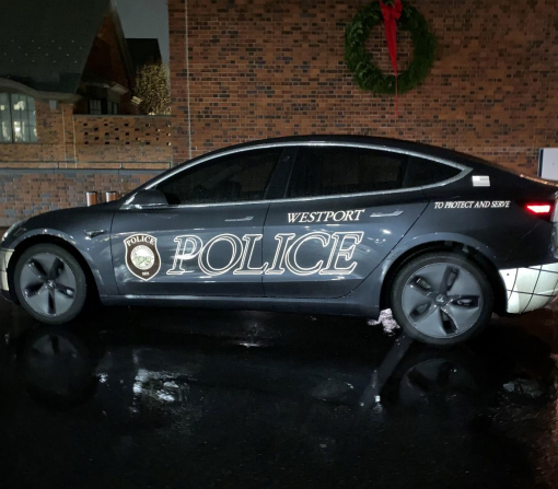 Westport Police Tesla Model 3
