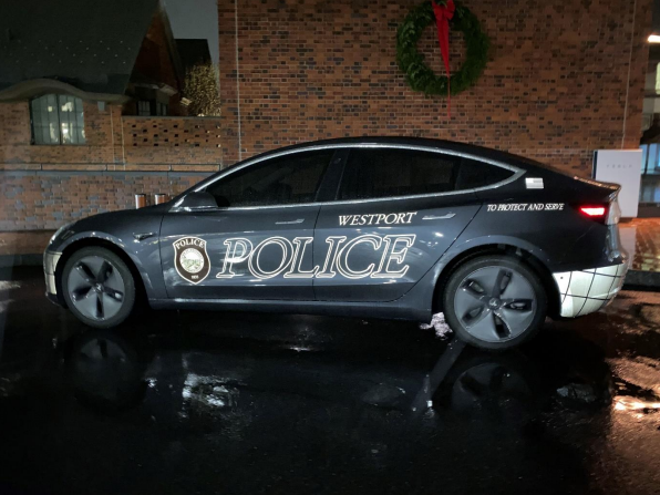 Westport Police Tesla Model 3
