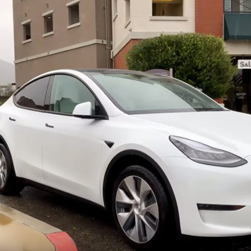 White Model Y California 4