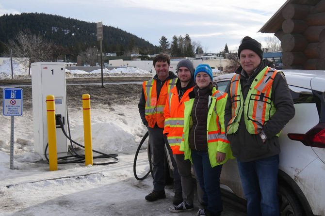 100 Mile House EV chargers
