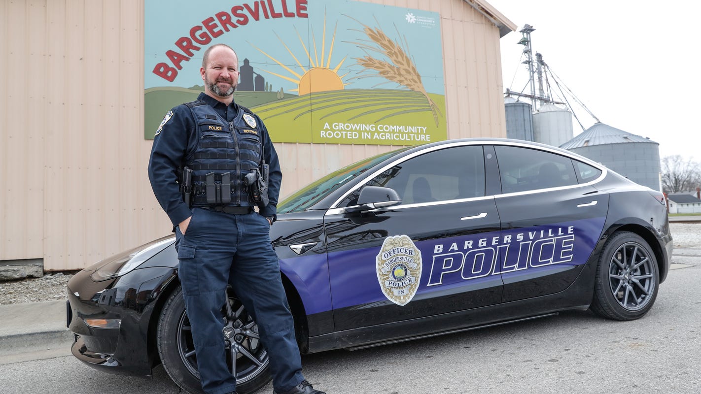Bargersville Police Tesla Model 3