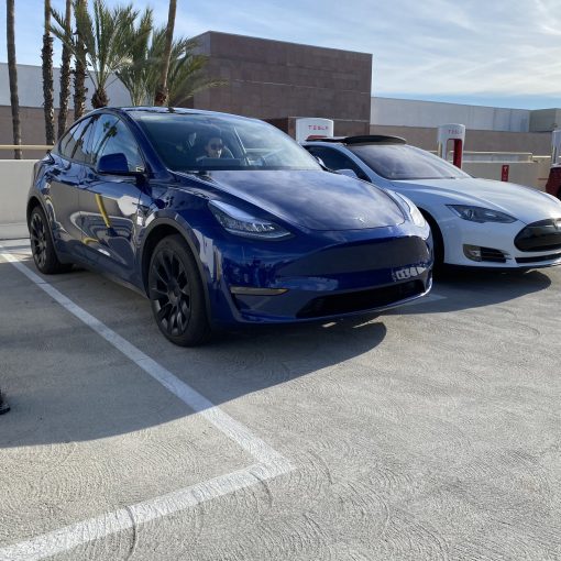 Blue Model Y 5