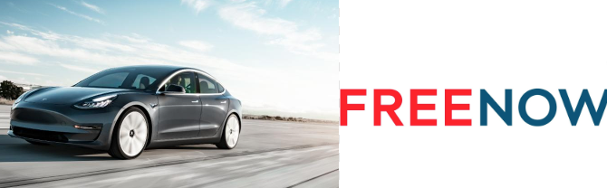 FreeNow Tesla