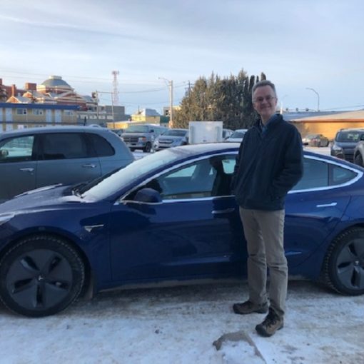 Moose Jaw Tesla owner