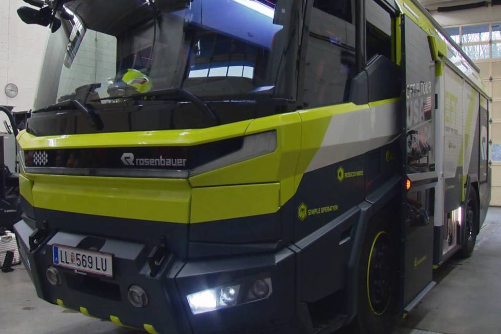 Rosenbaur firetruck EV