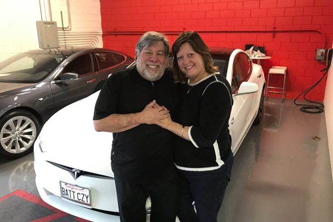 Steve Wozniak Tesla Model S