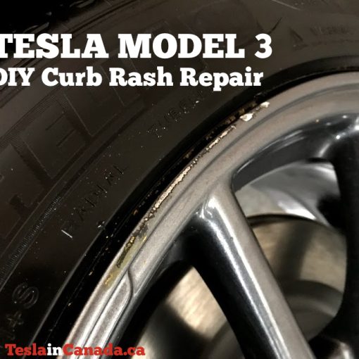 Tesla Model 3 Aero rim curb rash featured