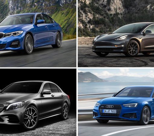 Tesla Model 3 vs BMW Merc Audi