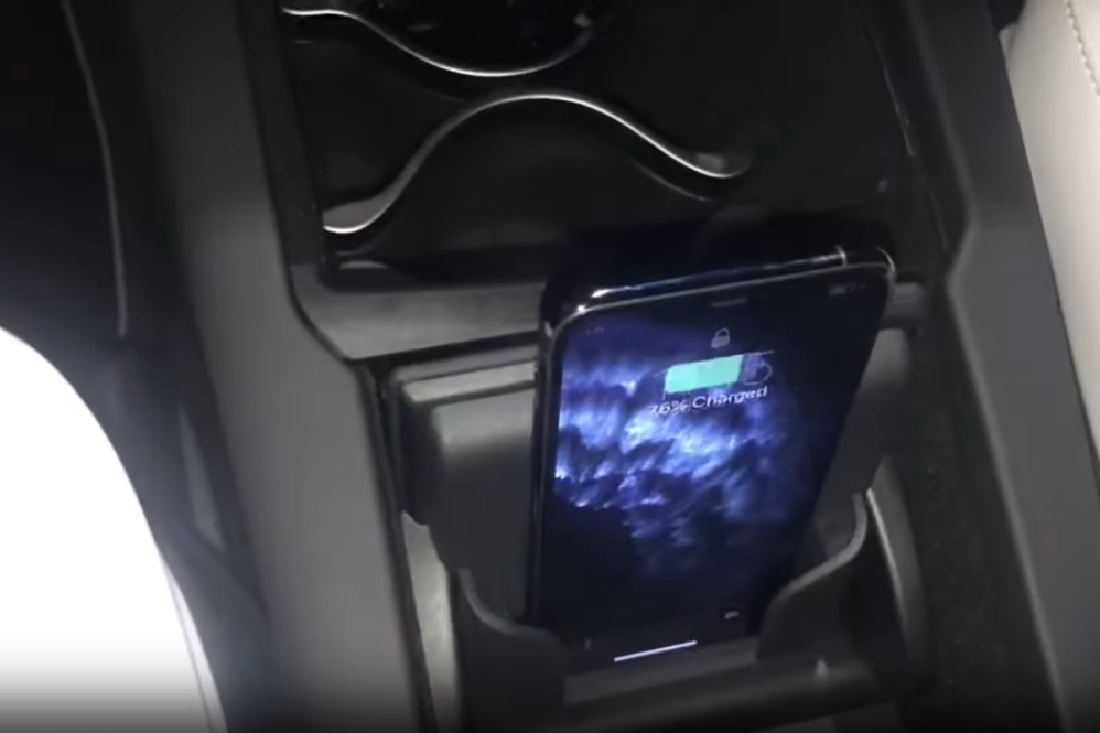 Tesla Model X wireless charger