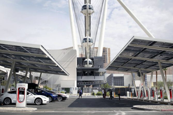 Tesla Supercharger Las Vegas