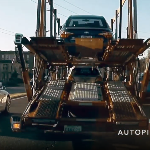 Tesla rear ends transport truck