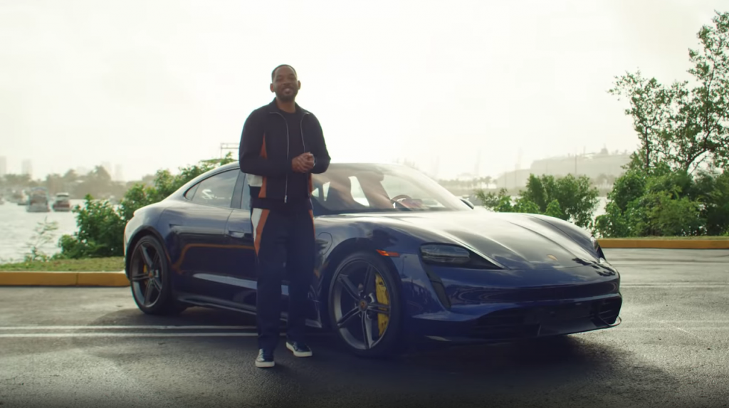 Will Smith Porsche Taycan Turbo S Bad Boys for Life