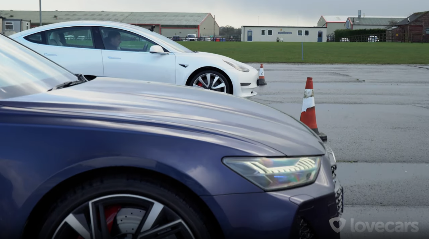 Audi RS6 vs Tesla Model 3