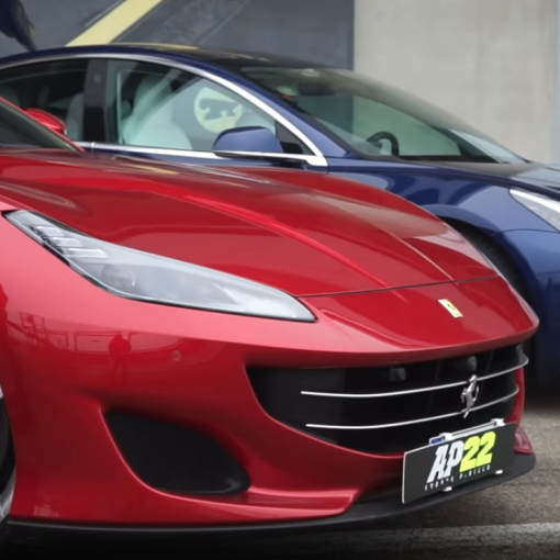 Ferrari Portofino vs Tesla Model 3