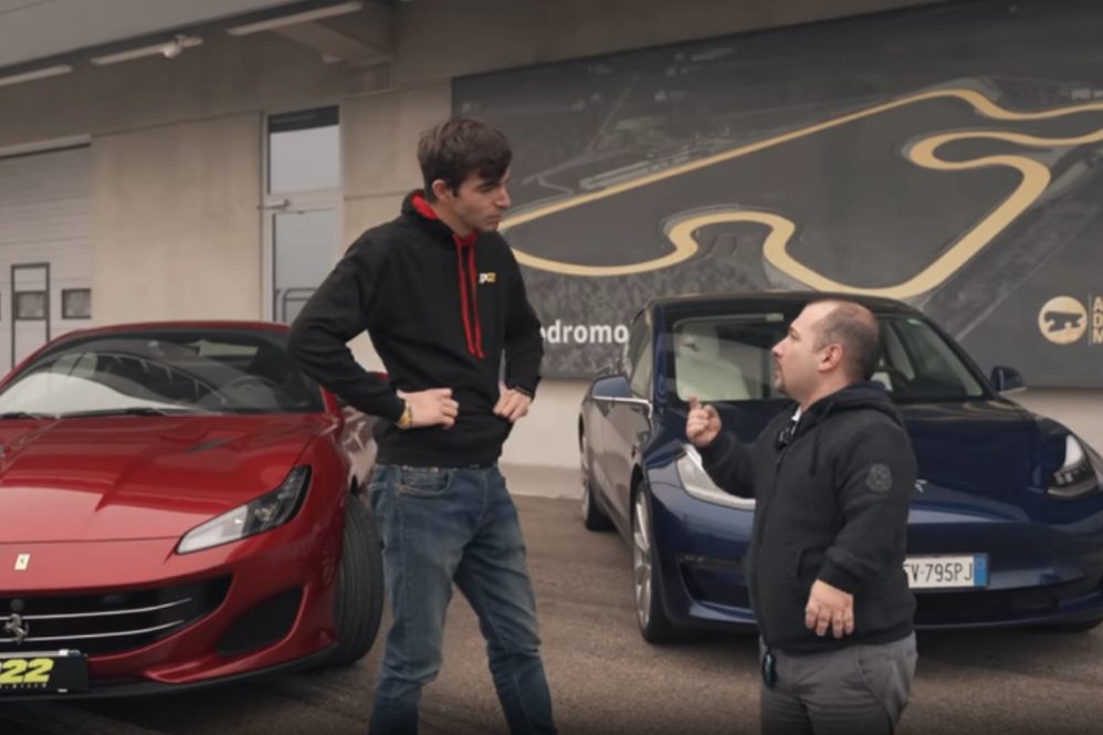 Ferrari Portofino vs Tesla Model 3 Performance