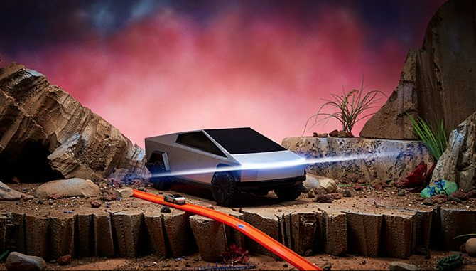 Hot Wheels 1 10 1 64 Tesla Cybertruck