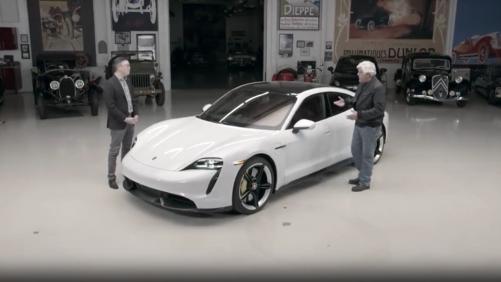 Jay Leno Porsche Taycan