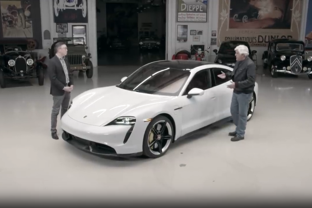 Jay Leno Porsche Taycan