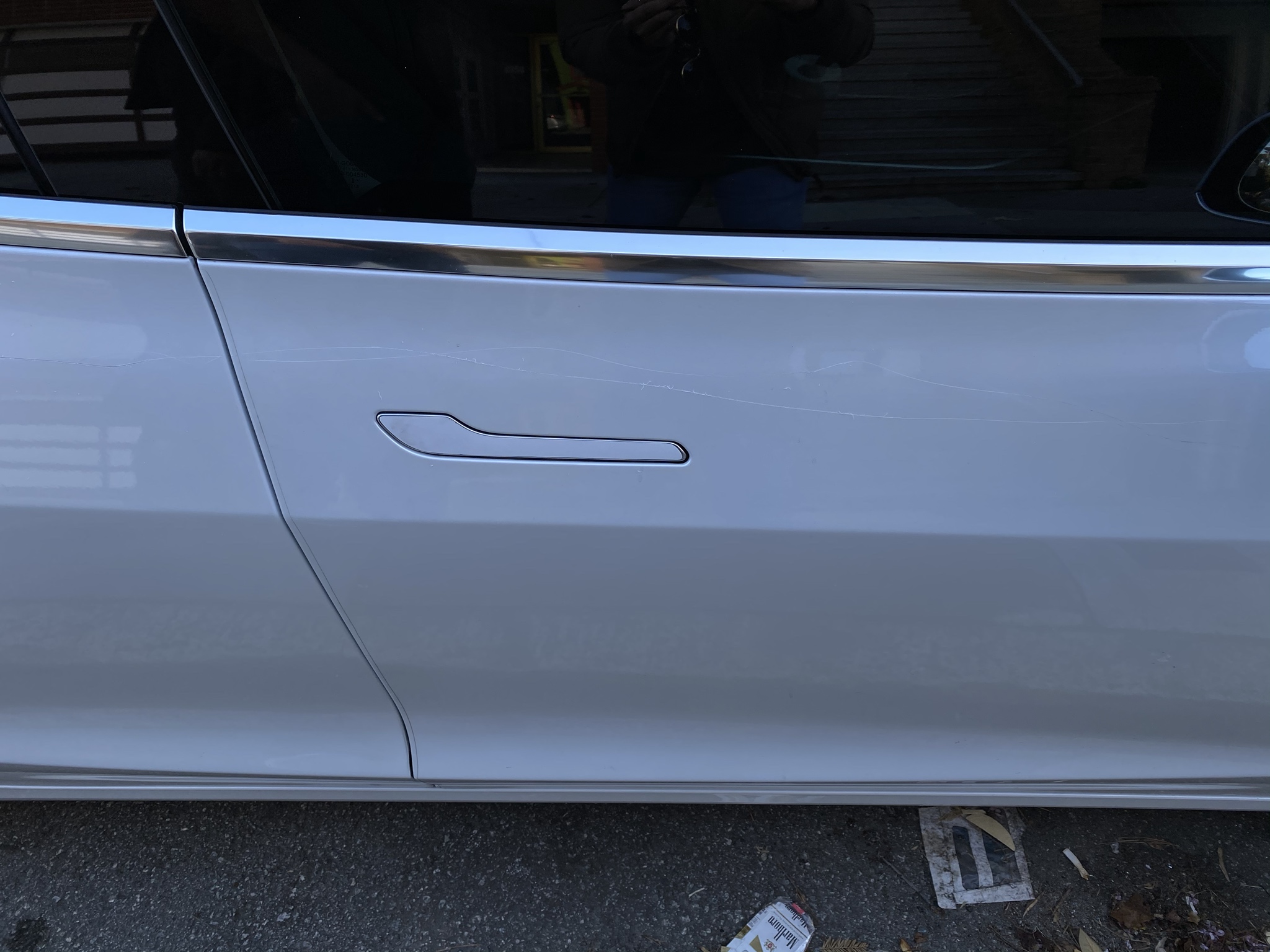 Keying damage Tesla Model 3