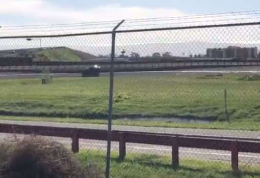 Model Y Fremont test track