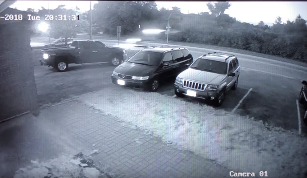 Orillia Barrie Tesla crash