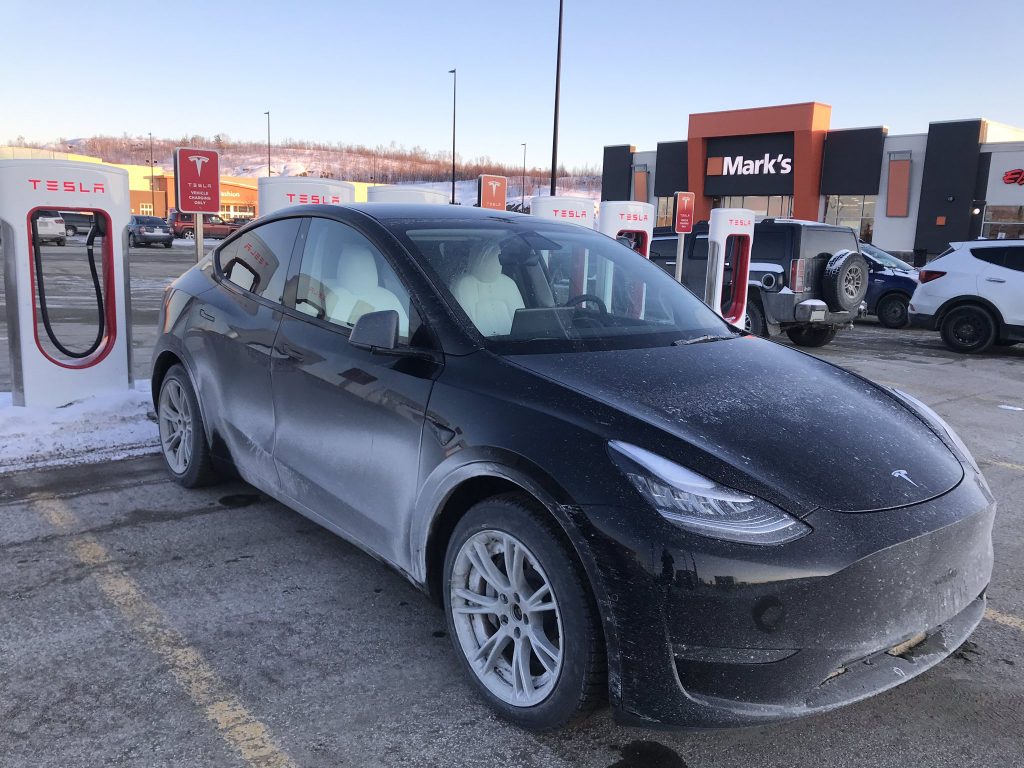 Telsa Model Y Sudbury Superchargers