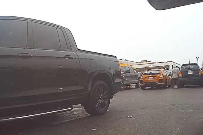 Tesla Model 3 hit and run Hamilton Ontario