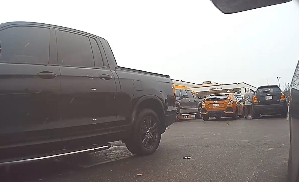 Tesla Model 3 hit and run Hamilton Ontario