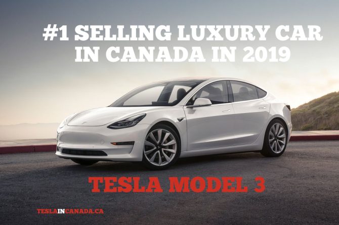 Tesla-Model-3 top selling car in Canada