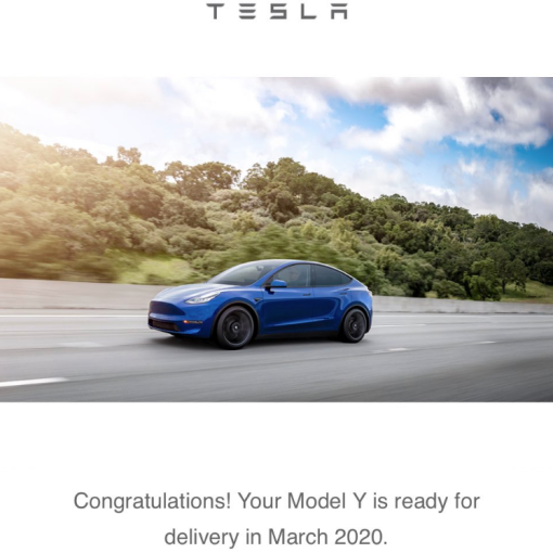 Tesla Model Y deliveries