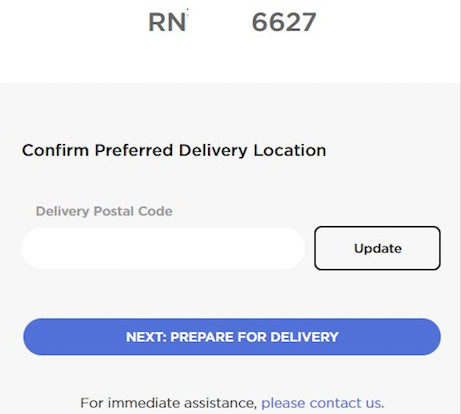 Tesla Model Y prepare for delivery Canada location