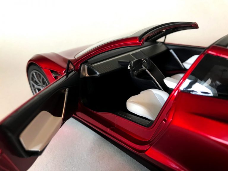 tesla diecast roadster