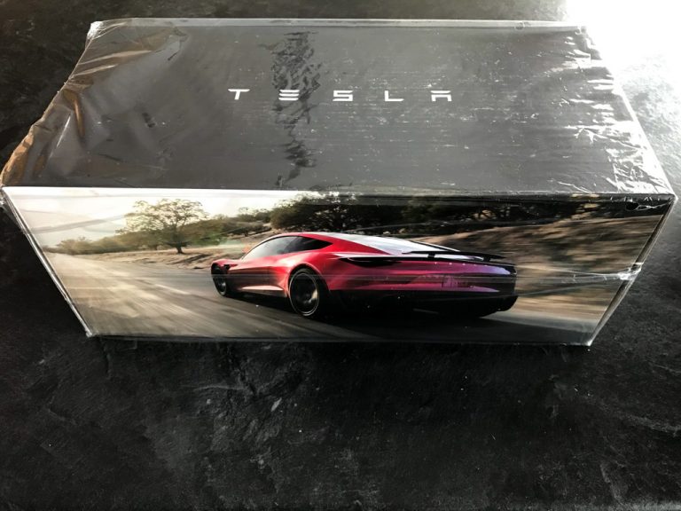 tesla diecast roadster