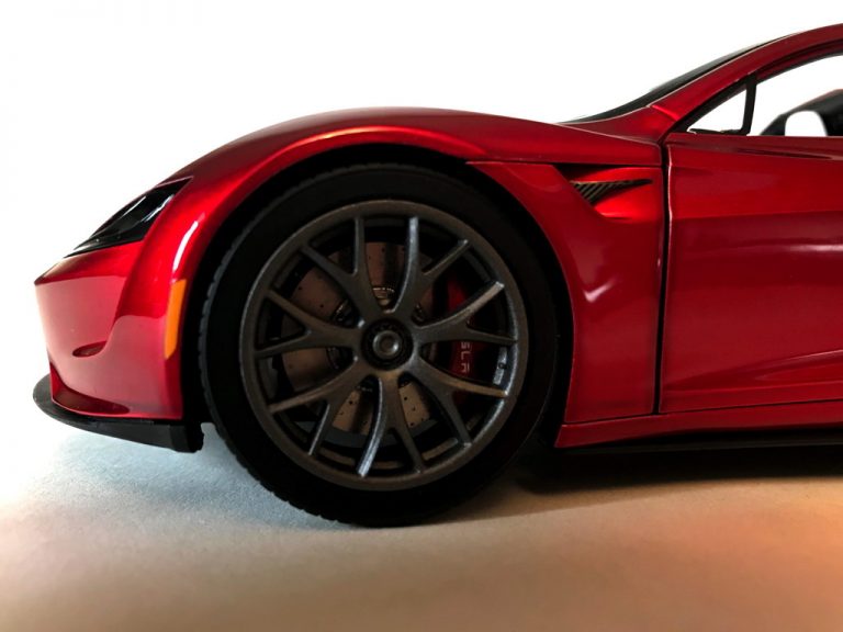 tesla diecast roadster