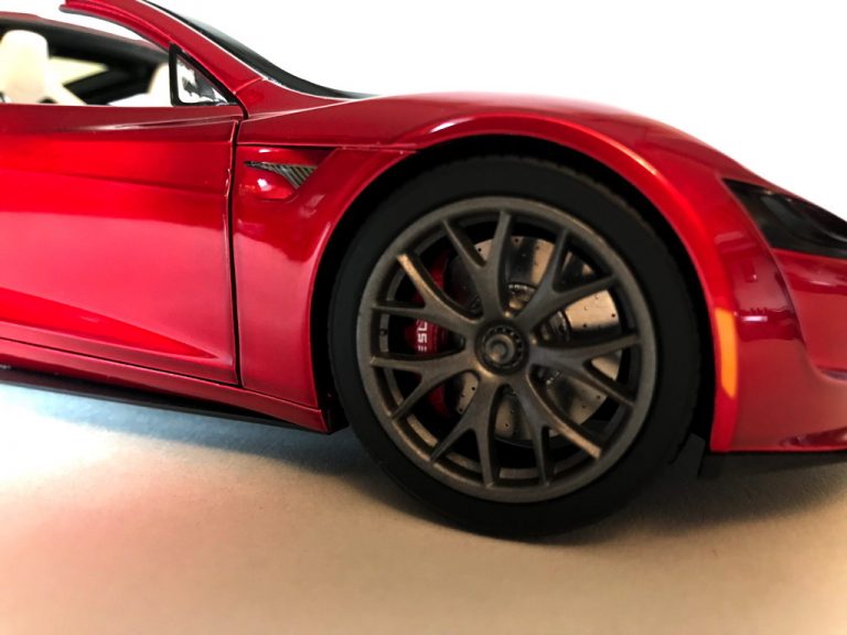 tesla diecast roadster