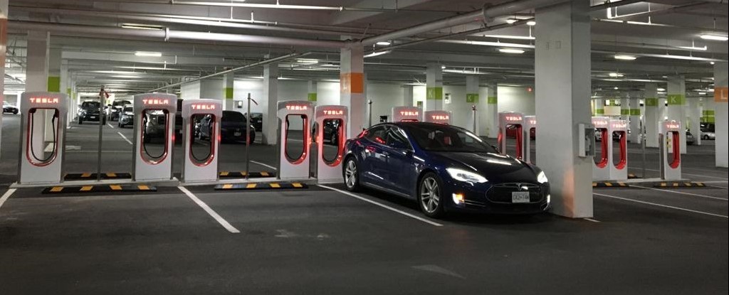 Abbotsford BC Tesla Supercharger