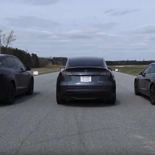 Model X Model Y Model 3 drag race