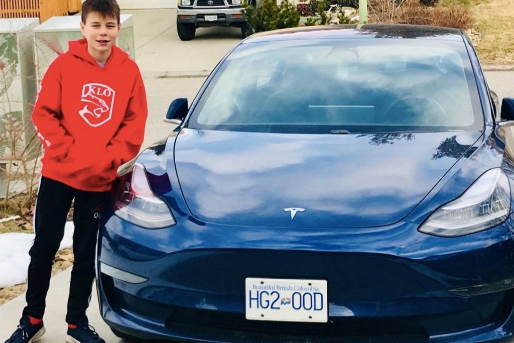 Owen Clark Tesla Model 3