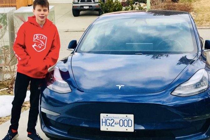 Owen Clark Tesla Model 3