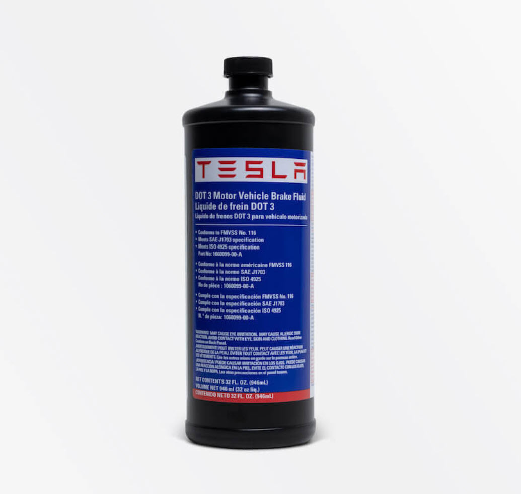 Tesla Brake Fluid