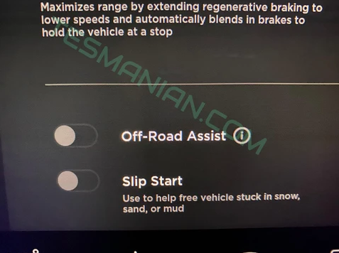 Tesla Model Y Off-Road Assist