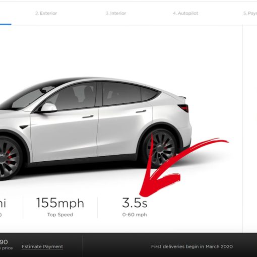 Tesla Model Y Performance stats