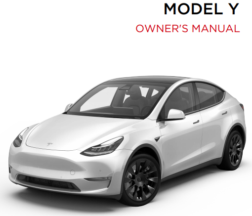 Tesla Model Y owners manual