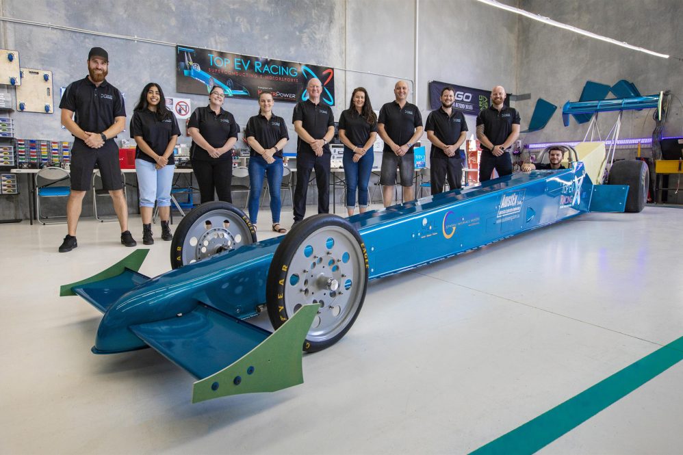 HyperPower EV dragster