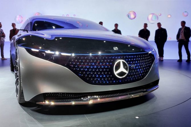 Mercedes Vision EQS concept