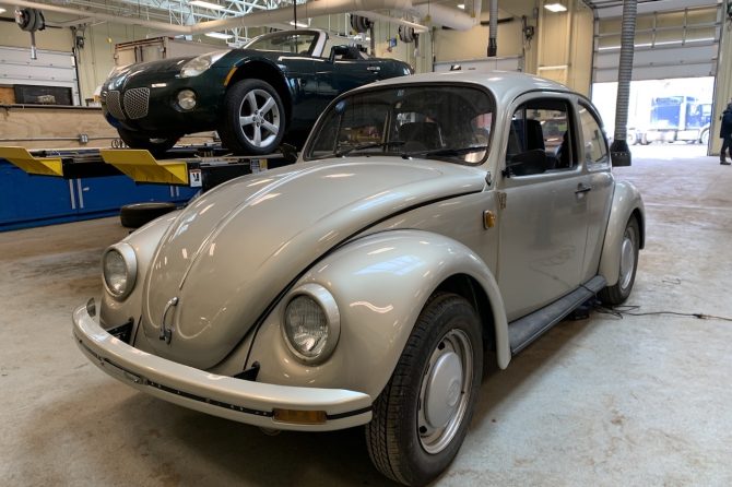 Nova Scotia Community College electric VW Beetle