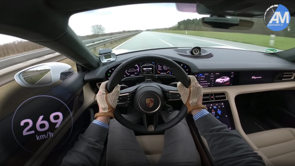 Porsche Taycan Autobahn