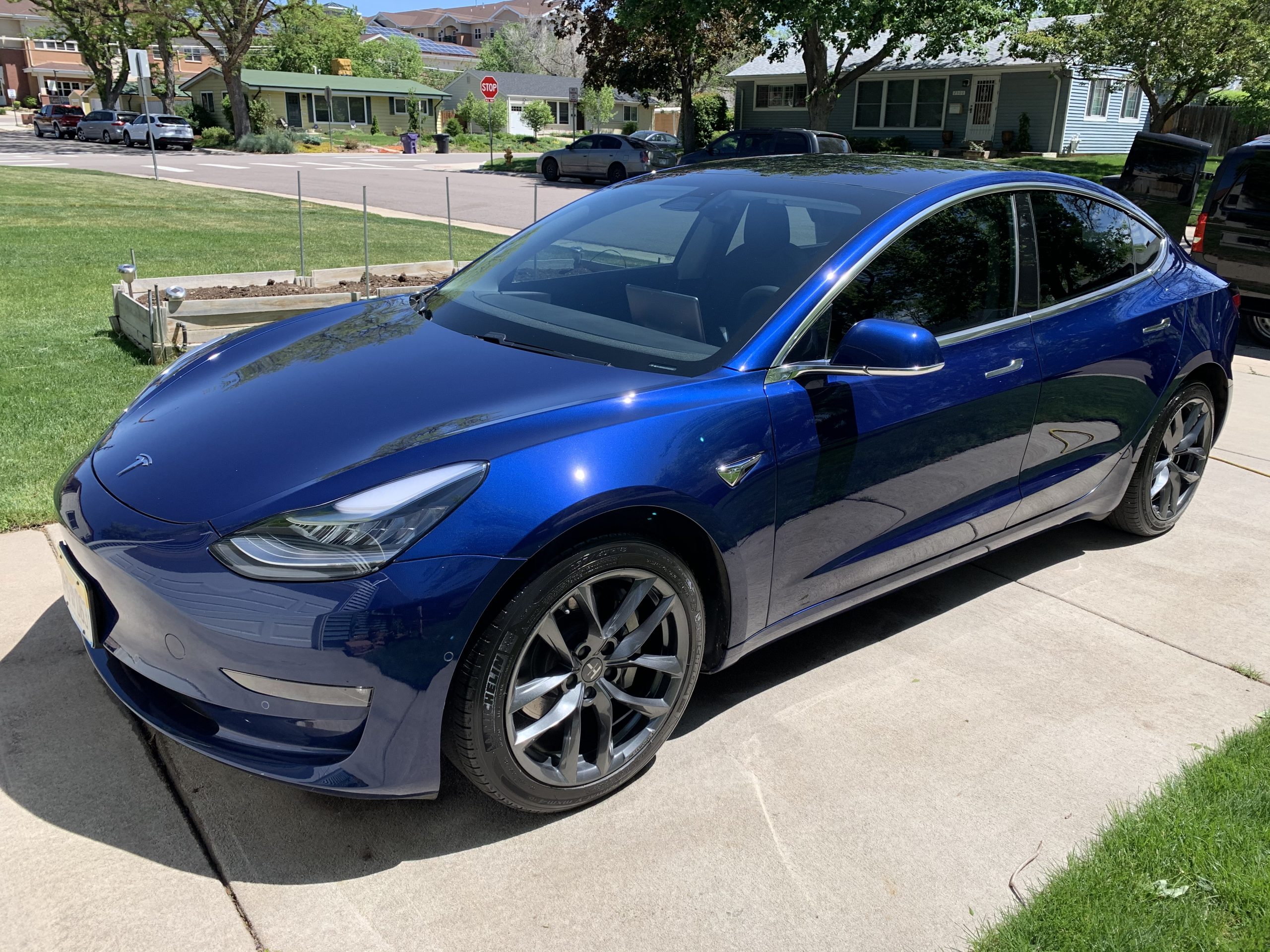 TSportline 18 TSS wheels 2 on Tesla Model 3