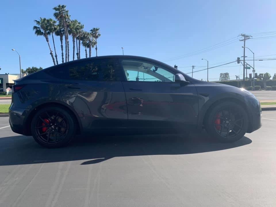 TSportline Falcon wheels on Tesla Model Y